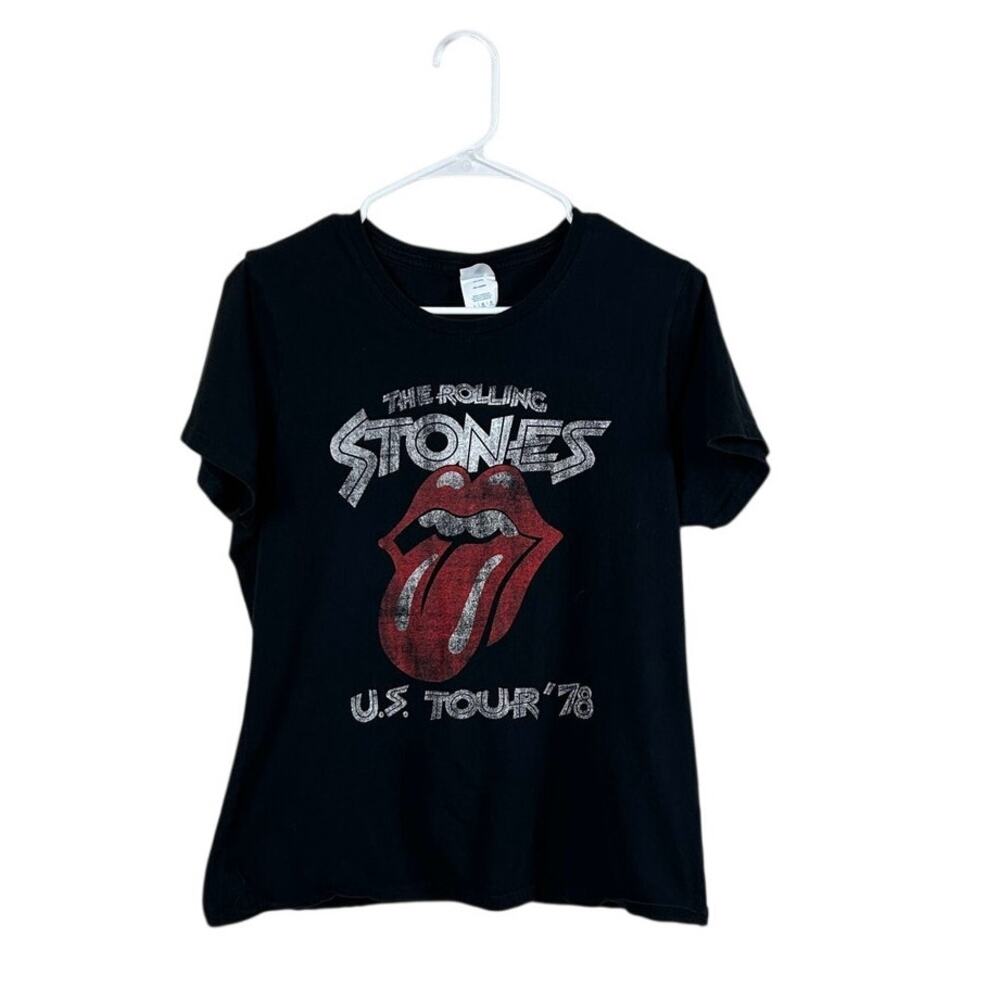 The Rolling Stones Black Band Tee size L